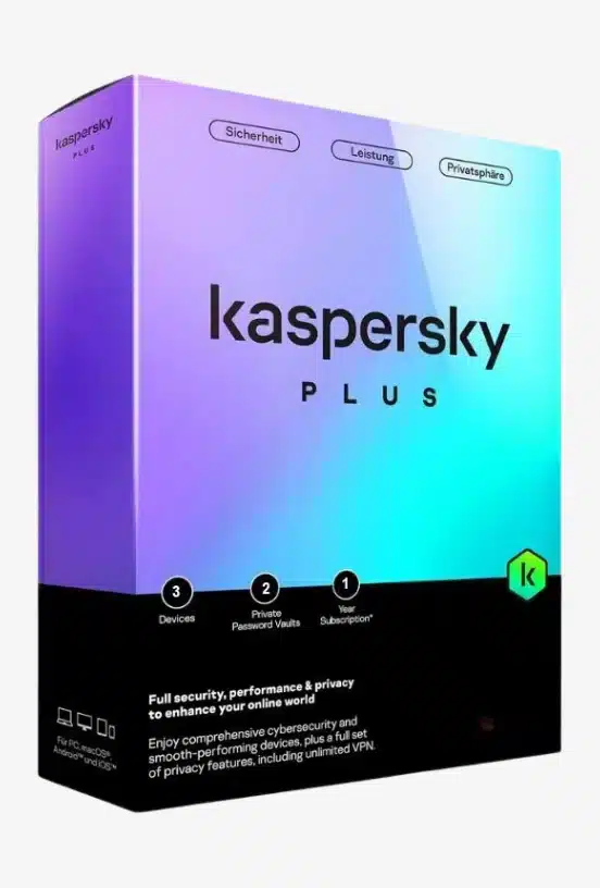 Kaspersky plus 3 devices