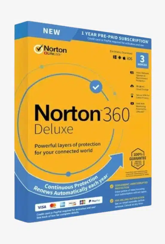 Norton 360 Deluxe 3 device