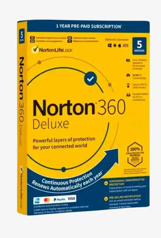 Norton 360 deluxe 5 devices