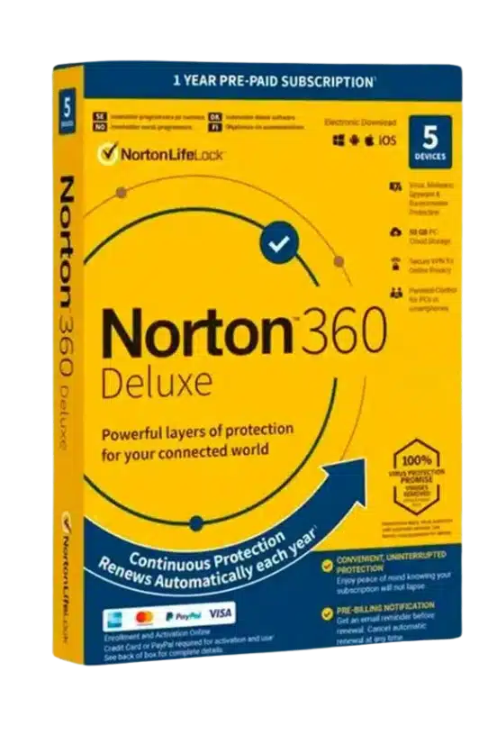 Norton 360 deluxe 5 devices